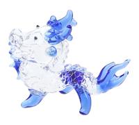 Estatuilla De Dragón De Cristal Decoración Animal Escultura