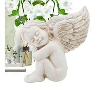 Estatuilla de Estatua de ángel,Estatua de Resina de Angelito - Estatua Conmemorativa de Escultura de ángel Adorable,Esculturas adorables, Figuras de ángeles, Estatua Conmemorativa para el hogar, Sala