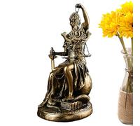 Estatuilla de Lady Justice - Elegante Escultura con los Ojos vendados en Resina, Artesanal con simbolismo Legal, Figura clásica refinada Que encarna la honestidad y la Virtud, decorati
