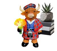 Estatuilla De | Sujeta Flor Resina Decoración Hogar - Decoración Para Mesa De Ternero Coleccionable,para Sala de Estar Oficina Dormitorio Cocina Estante Estudio Bar Entrada Porche ciones Cumpleaños