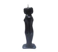 Estatuilla de vela de cera de separación de pareja - negra - 20 cm