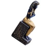 Estatuilla Egipcia de Resina Negra, Adorno Faraónico para Hogar y Tienda