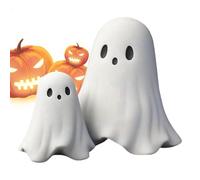 Estatuilla fantasma misteriosa y creando un ambiente decorativo para dormitorio, café o tienda. Atraen la atención de forma natural y se adaptan a varios espacios durante Halloween, re
