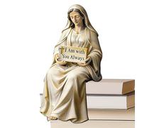 Estatuillas De La Virgen - Imágenes Espirituales de Resina Hechas a Mano para Decoración del Hogar,Decoración para Meditación,para de Acción de Gracias, Oficinas, Hogar, Escritorio, Mayores, Jardín y