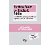 Estatuto Básico del Empleado Público: Texto Refundido aprobado por Real Decreto Legislativo 5/2015, de 30 de octubre (Derecho - Biblioteca de Textos Legales)