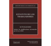 Estatuto de los Trabajadores: Edición básica en formato A4