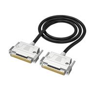 ESTCNK DB37 profesional macho a macho con cola de red reforzada para comunicación de datos en espacios pequeños