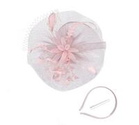 ESTCNK Diadema medieval con plumas y flores para mujer, adornos punk, carnavales, banquetes, adornos para el cabello