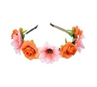 ESTCNK Elegante diadema de flores de simulación de guirnaldas de flores para festivales de música, uso diario, accesorios de fiesta