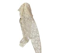 ESTCNK Pañuelo informal de algodón para la cabeza para uso diario y actividades al aire libre, Blanco, 1 Count (Pack of 1)