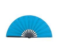 ESTDKMNOS Ventilador de mano plegable, Abanico de mano derecha for Tai Chi Kung Fu Cosplay baile boda accesorio 34 cm plegado 65 cm desplegado Multicolor(Color:23)