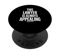 Este abogado siempre está apelando a un amigo abogado legal divertido PopSockets PopGrip Adhesivo