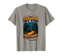 Este abuelo camina más duro que tú abuelo senderismo Camiseta