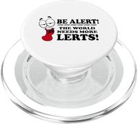 Esté Alerta: el Mundo Necesita más. Es una Broma Divertida PopSockets PopGrip para MagSafe
