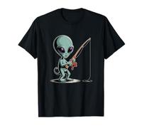 Este Alien Le Encanta Pescar Divertido Alien Meme Pesca Alien Meme Camiseta