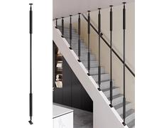 Este ángulo Ajustable de balaustres de Escalera de Metal para prevenir la caída de balaustres de Escalera para remodelación de escaleras de lofts/hoteles/Villas/oficinas Columna de balaustre
