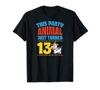 Este Animal de Fiesta Acaba de Cumplir 13 años con temática de Vaca Camiseta