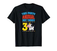 Este Animal de Fiesta Acaba de Cumplir 3 años con temática de Vaca Camiseta