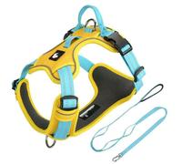 Este arnés y Correa para Perros está diseñado específicamente para Chesapeake Bay Retriever. Incluye un arnés Ajustable y Resistente a los tirones con una Correa de 1,5 Metros. Yellow M