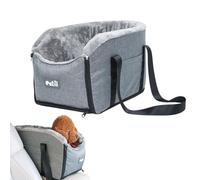 Este asiento de coche para perros con consola central tiene un material resistente al desgaste que crea un aspecto elegante y sólido. Está bien cosido para evitar la decoloración y la rotura.