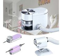 Este aspirador de uñas multifuncional todo en uno es un pulidor de uñas eléctrico con función de aspiración; tanto la potencia de succión como el ángulo son ajustables.(Purple)