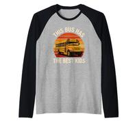 Este autobús Tiene los Mejores niños Funny Bus Driver Retro Camiseta Manga Raglan