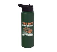 Este barco funciona con gasolina, no gracias barco Stainless Steel Insulated Water Bottle