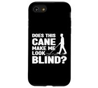 ¿Este bastón me Hace Ver Ciego? Día de concientización del bastón Blanco Carcasa para iPhone SE (2020) / 7/8