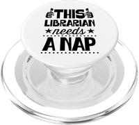 Este Bibliotecario Necesita una Siesta Divertido Necesito una Broma de Siesta PopSockets PopGrip para MagSafe