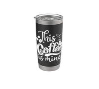 Este café es mío, divertido y lindo amante del café Vaso térmico de acero inoxidable de doble pared