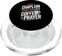 Este capellán se Ejecuta en la oración del café Religioso Espiritual PopSockets PopGrip para MagSafe