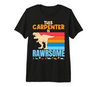 Este Carpintero es un Impresionante Regalo de Dinosaurio para carpintería Camiseta Premium