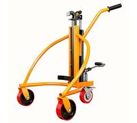 Este Carro para bidones de 55 galones con Abrazadera Eagle de Acero aleado, Carro para bidones con Pedal hidráulico, Compatible con bidones de Hierro/plástico, para almacén