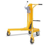 Este Carro para bidones de Aceite hidráulico, Carro para bidones de 55 galones con Abrazadera autoblocante, Carro de Transporte de bidones de Hierro y plástico para almacén y fábrica.