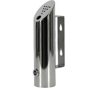 Este cenicero de Acero Inoxidable para Exteriores, con Cerradura y Montaje en Pared, es un cenicero de Metal Resistente a la Intemperie, Ideal para Uso en Exteriores e Interiores, y Ofrece u