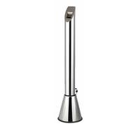 Este cenicero Vertical de Acero Inoxidable para Exteriores es Ideal para vestíbulos de hoteles, restaurantes, Salones de Banquetes y Atracciones turísticas.