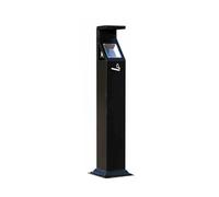 Este cenicero Vertical de pie para Exteriores es Ideal para Patios, Jardines, hoteles, Pubs y oficinas. Es Duradero, Resistente a la Intemperie y fácil de Limpiar.