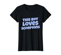 Este Chico ama a los Escorpiones Escorpiones Divertidos Camiseta gráfica económica