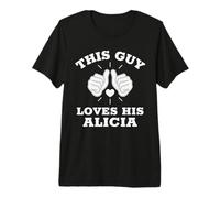 Este Chico ama a su Alicia Camiseta Premium