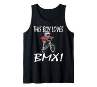 Este Chico ama BMX, BMX para niños Camiseta sin Mangas
