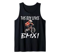 Este Chico ama BMX, BMX para niños Camiseta sin Mangas