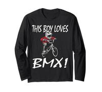 Este Chico ama BMX, BMX para niños Manga Larga