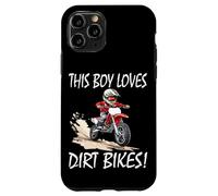 Este Chico ama Las Motos de Cross, Kids Dirt Bike Carcasa para iPhone 11 Pro