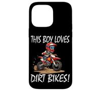 Este Chico ama Las Motos de Cross, Kids Dirt Bike Carcasa para iPhone 14 Pro MAX