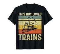 Este chico ama los trenes - Locomotoras de vapor Camiseta