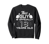 Este Chico es Oficialmente 18 años Regalo de cumpleaños 18 Sudadera