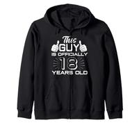 Este Chico es Oficialmente 18 años Regalo de cumpleaños 18 Sudadera con Capucha