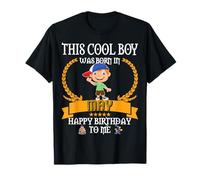 Este Chico Genial nació en Mayo Divertido Hijo de Mayo Camiseta