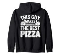Este Chico Hace la Mejor Pizza Funny Chef Cook Sudadera con Capucha