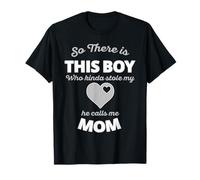 Este chico me robó el corazón, me llama mamá, lindo corazón Camiseta